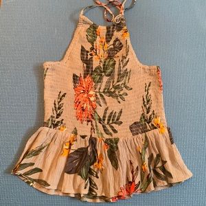 floral halter top